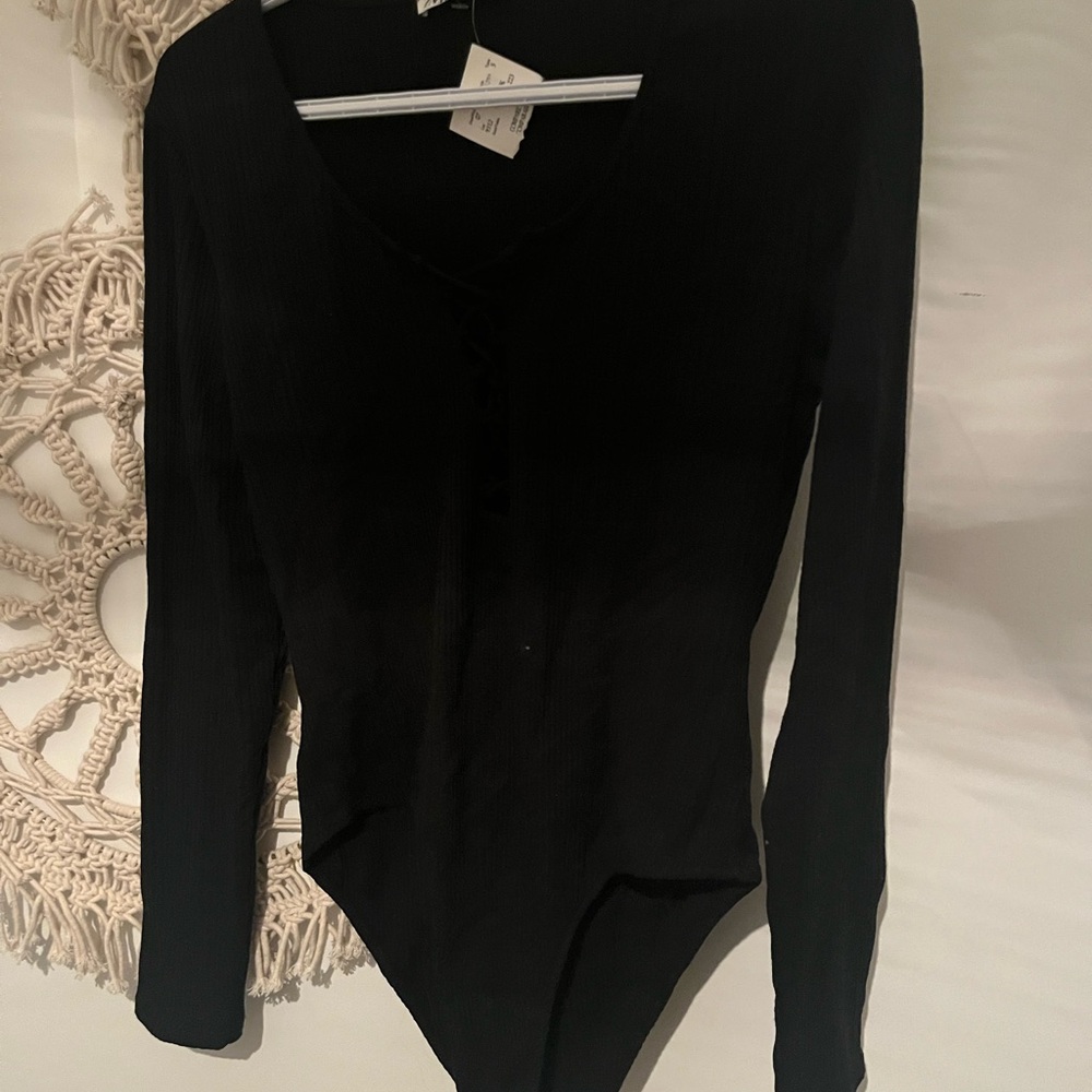 Zara Black Knit Top